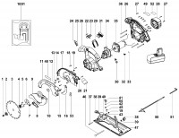 Metabo Cordless Circular Saw 02168000 KSAP 18 Spare Parts