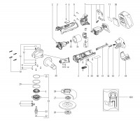 Metabo Cordless Angle Grinder 02174000 W 18 LTX 125 Spare Parts