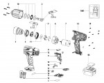 Metabo Cordless Impact Driver/Wrench 02198000 SSW 18 LTX 600 Spare Parts