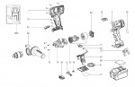 Metabo Cordless Impact Drill 02200000 SB 18 LTX QUICK Spare Parts