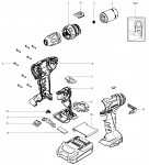 Metabo Cordless Drill Driver 02217000 BS 18 QUICK Spare Parts