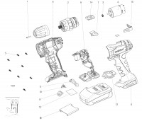 Metabo Cordless Impact Drill 02245000 SB 18 Spare Parts