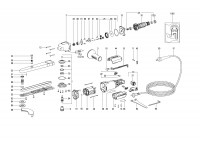 Metabo Corded Stainless Steel Machining 02265000 KNSE 9-150 EU 230V Spare Parts