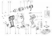 Metabo Cordless Impact Drill 02316000 SB 18 LT BL Spare Parts