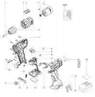 Metabo Cordless Drill Driver 13mm 02321000 BS 18 L Spare Parts