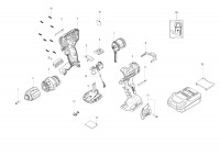 Metabo Cordless Drill Driver 13mm 02331000 SB 18 L BL Spare Parts