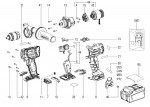 Metabo Cordless Drill Driver 13mm 02351000 BS 18 LTX BL Q I Spare Parts