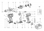 Metabo Cordless Drill Driver 13mm 02352000 SB 18 LTX BL I Spare Parts