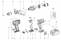 Metabo Cordless Drill Driver 13mm 02356000 SB 18 LTX-3 BL I Spare Parts
