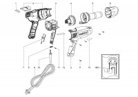 Metabo Corded Hot Air Gun 2300w 02365000 HE 23-650 CONTROL EU 230V Spare Parts