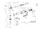Metabo Angle Grinder 850w 115mm 03609420 WP 850-115 US 120V Spare Parts