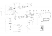 Metabo Angle Grinder 1100w 125mm 03614000 W 1100-125 EU 230V Spare Parts