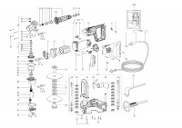 Metabo Wall Chaser 1900w 125mm  04040000 MFE 40 EU 230V Spare Parts