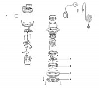 Metabo Draining Pump 1850w 28000L/h 04112000 DP 28-10 S INOX EU 230V Spare Parts