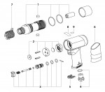 METABO 04115000 DMH 30 SET Air Chipping Hammer Spare Parts