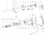 METABO 06101380 SBE 610 GB 610w Impact Drill 230V Spare Parts