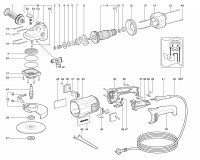 METABO 06400260 W 21-180 EU 180mm Angle Grinder 230V Spare Parts