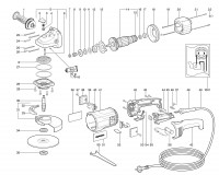 METABO 06409000 WX 19-230 EU 230mm Angle Grinder 230V Spare Parts