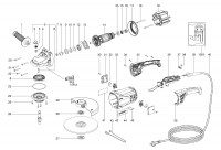 METABO 06419000 WX 2000 EU 2000w 230mm Angle Grinder 230V Spare Parts