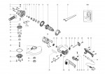 METABO 06430010 W 2000-230 NON EU 2000w 230mm Angle Grinder 230V Spare Parts
