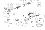 METABO 06445001 W 24-180 EU 180mm Angle Grinder  230V Spare Parts