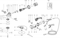 METABO 06446000 WX 24-180 EU 180mm Angle Grinder  230V Spare Parts