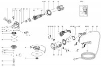 METABO 06447000 WXLA 24-180 QUICK EU 180mm Angle Grinder 230V Spare Parts