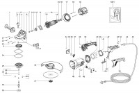 METABO 06447001 WXLA 24-180 QUICK EU 180mm Angle Grinder 230V Spare Parts