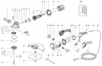 METABO 06449000 WX 24-230 EU 2400w 230mm Angle Grinder 230V Spare Parts