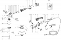 METABO 06451000 WXLA 24-230 QUICK EU 230mm Angle Grinder 230V Spare Parts