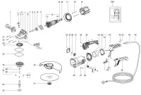 METABO 06451001 WXLA 24-230 QUICK EU 230mm Angle Grinder 230V Spare Parts