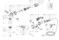 METABO 06452000 W 26-180 EU 2600w 180mm Angle Grinder 230V Spare Parts
