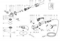 METABO 06453001 W 26-230 EU 2600w 180mm Angle Grinder 230V Spare Parts