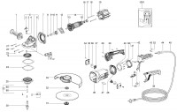 METABO 06454000 WX 26-230 QUICK EU 2600w 180mm Angle Grinder 230V Spare Parts