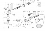 METABO 06456001 W 22-180 EU 2200w 180mm Angle Grinder 230V Spare Parts