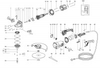METABO 06458000 W 22-230 EU 2200w 230mm Angle Grinder 230V Spare Parts