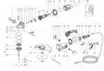 METABO 06461000 W 22-180 MVT EU 2200w 180mm Angle Grinder 230V Spare Parts