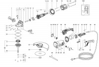 METABO 06466000 W 24-180 MVT EU 2400w 180mm Angle Grinder 230V Spare Parts