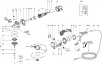 METABO 06476000 WEA 26-230 MVT QUICK EU 2600w 230mm Angle Grinder 230V Spare Parts
