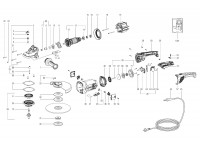 METABO 06483190 WEPB 24-230 MVT QUICK AU 2400w 230mm Angle Grinder 240V Spare Parts