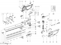 METABO 08855001 HS 8855 EU 660w Hedge Trimmer 230V Spare Parts