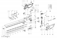 METABO 08875001 HS 8875 EU 660w Hedge Trimmer 230V Spare Parts
