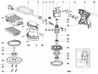 METABO 09225000 FSX 200 INTEC EU 240w 125mm Random Orbital Sander 230V Spare Parts