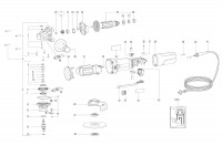 METABO 10035000 WQ 1100-125 EU 1100w 125mm Angle Grinder 230V Spare Parts