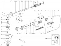METABO 13069000 WEPF 9-125 QUICK EU Flat Head 910w 125mm Angle Grinder 230V Spare Parts