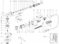 METABO 13069001 WEPF 9-125 QUICK EU Flat Head 910w 125mm Angle Grinder 230V Spare Parts