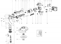 METABO 13075000 WPB 18 LTX BL 125 QUICK 18V 125mm Angle Grinder Spare Parts