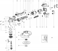 METABO 13076420 WPB 18 LTX BL 150 18V 125mm Angle Grinder Spare Parts