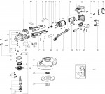 METABO 13087000 WB 18 LTX BL 180 18V 125mm Angle Grinder Spare Parts