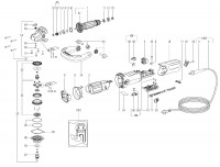 METABO 15250180 PE 15-25 CH 1500w 180mm M14 Polish Angle Grinder 230V Spare Parts